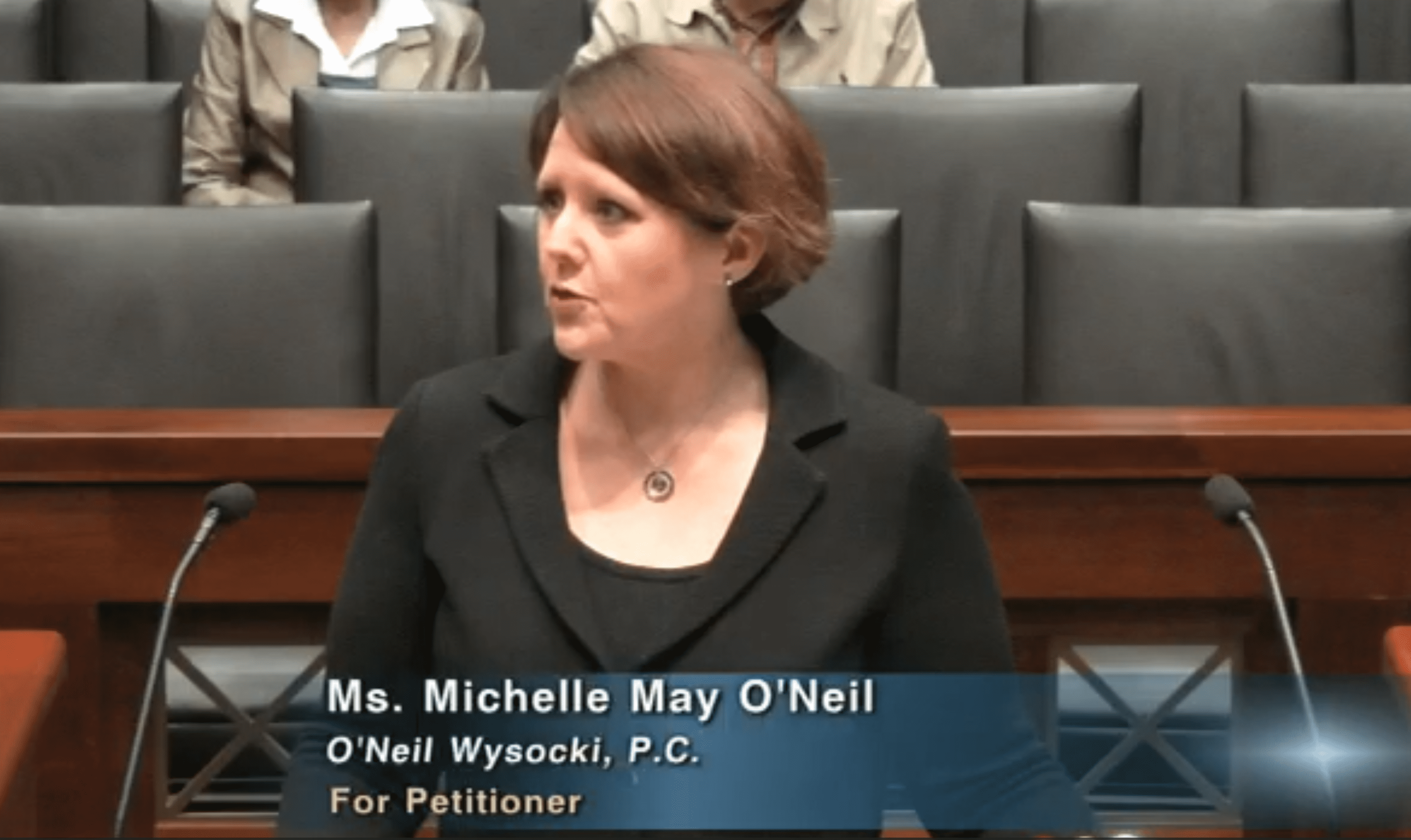 Attorney Michelle May O'Neil Represents Her Client Before the Supreme Court of Texas